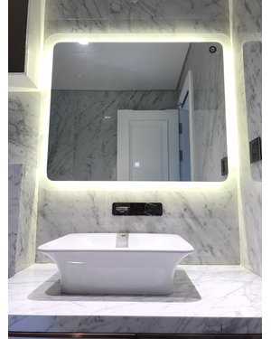 Gương nhà tắm đèn led cao cấp 80x 80cm
