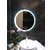 Gương tròn đèn led hắt ngoài màu trắng 60cm